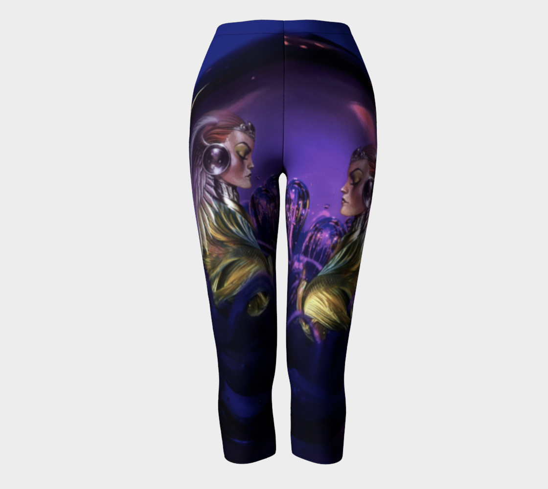Purple Women Capris preview #2