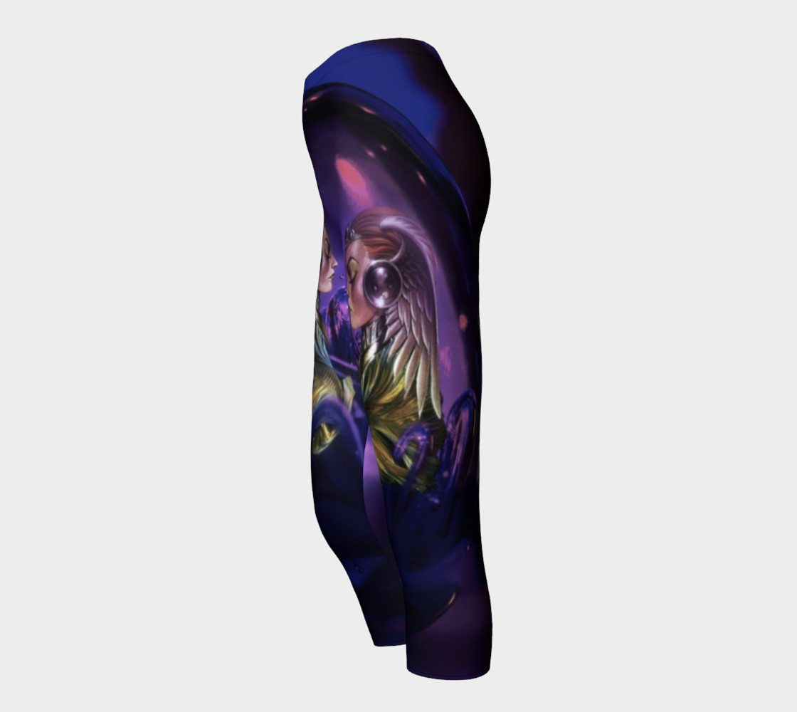 Purple Women Capris preview #3