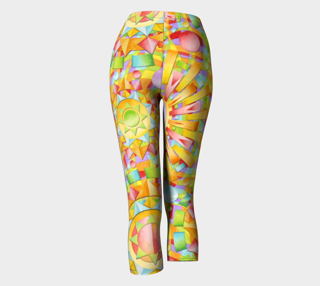 Aperçu de Candy Rainbow Mandala capris asymm. #4
