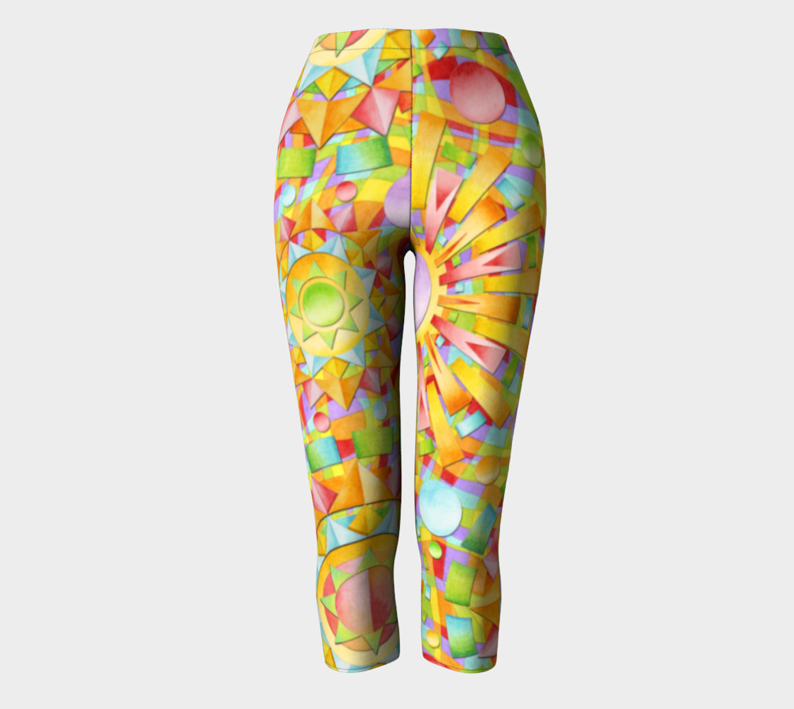 Aperçu de Candy Rainbow Mandala capris asymm. #2