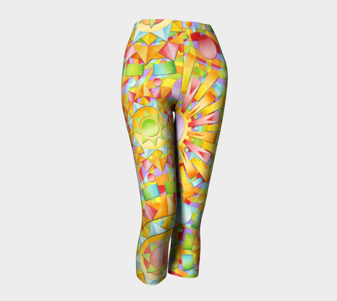Aperçu de Candy Rainbow Mandala capris asymm. #1
