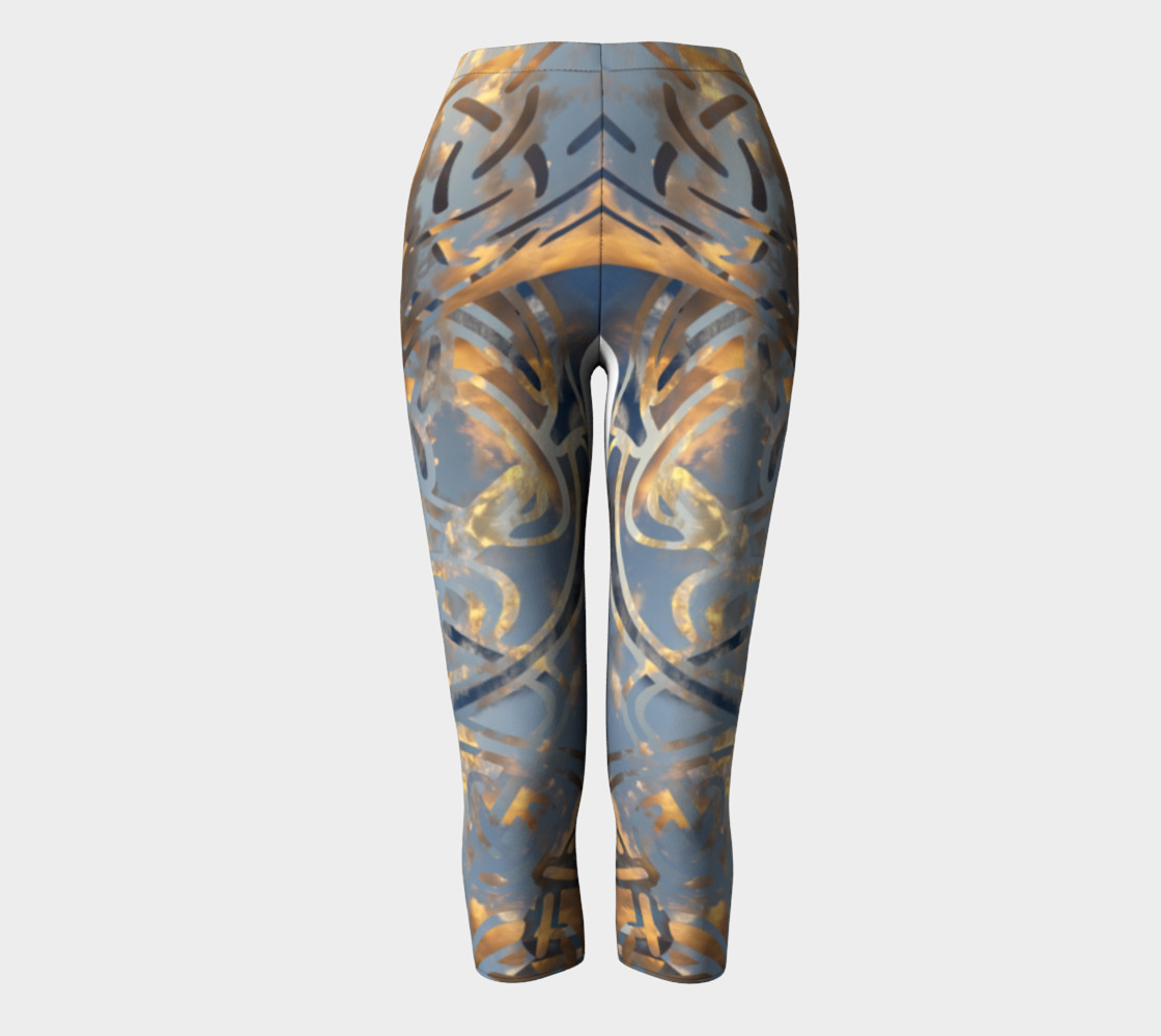 Swirling Celtic Sunset Capris preview #2