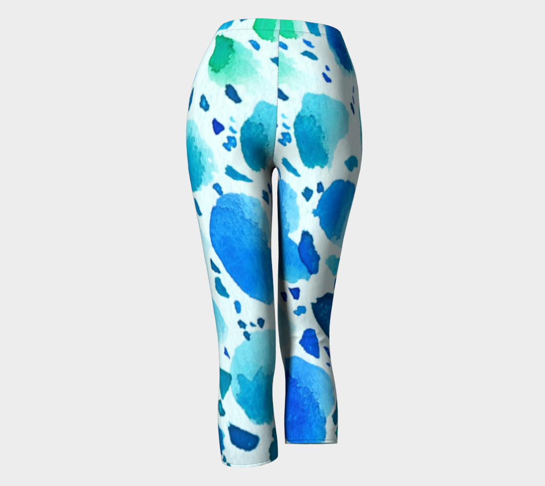 Blue Watercolour Dalmatian Pattern preview #4
