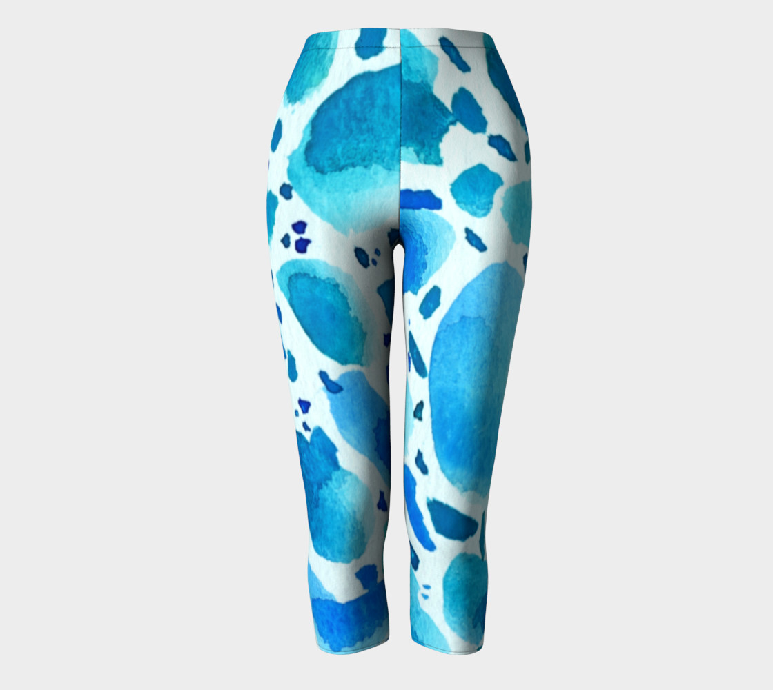 Blue Watercolour Dalmatian Pattern preview #2