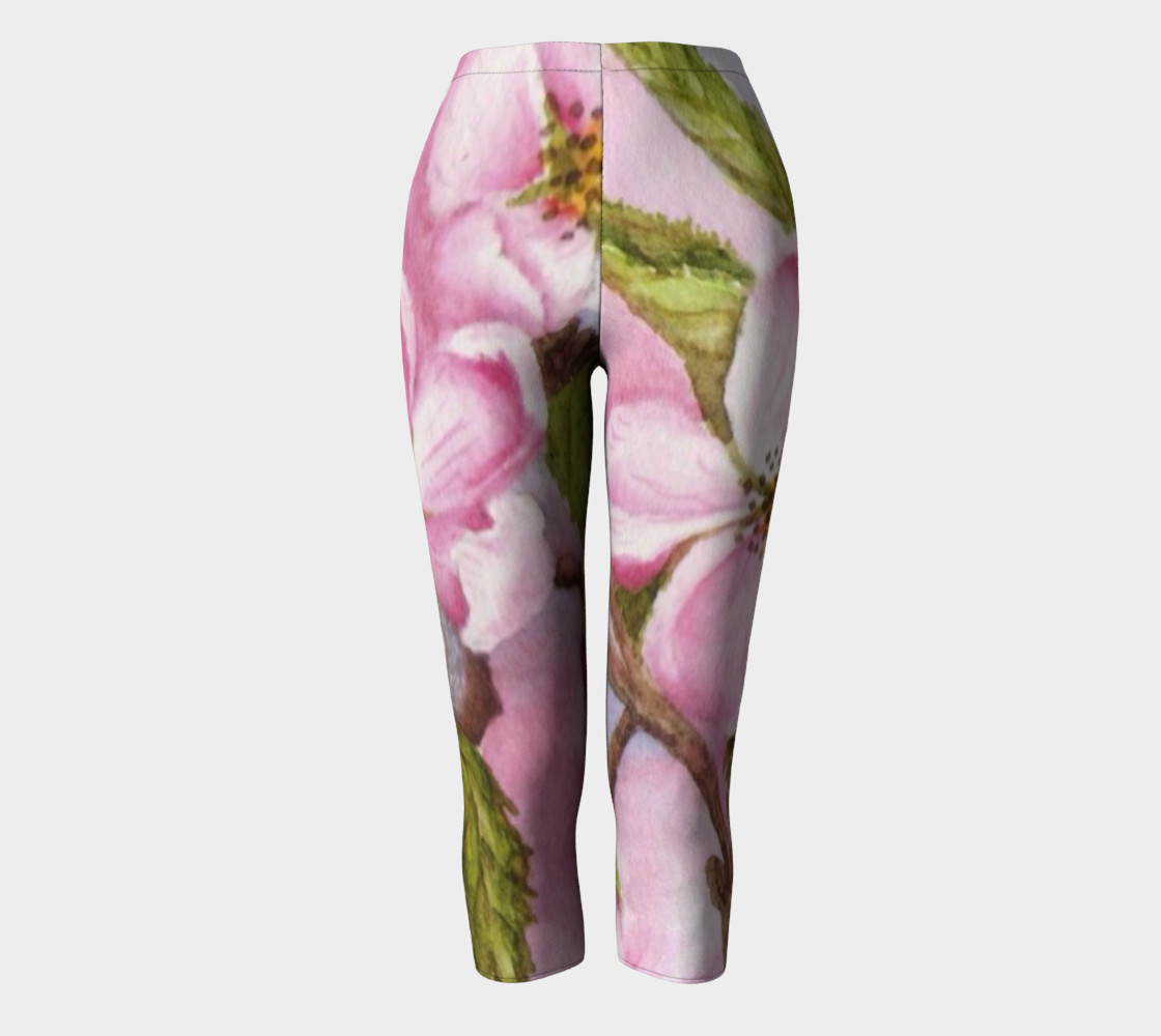 Watercolor Pink Apple Blossoms preview #2