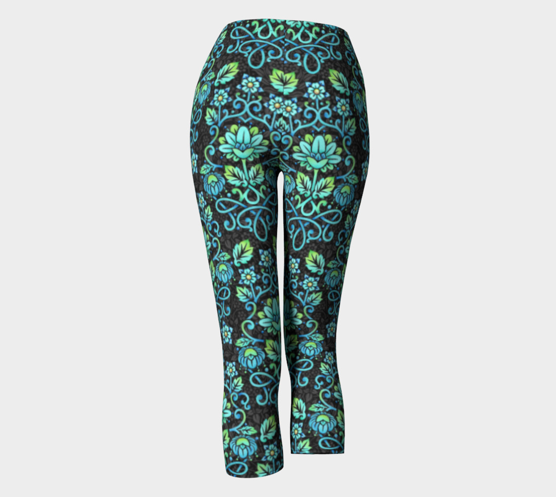 Nouveau Damask Capri Leggings preview #4
