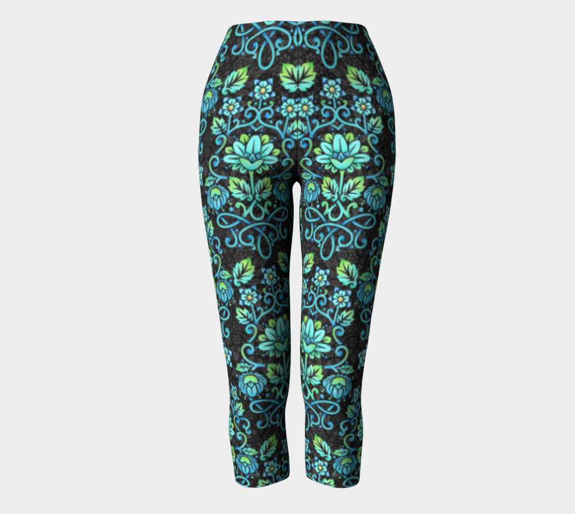 Nouveau Damask Capri Leggings preview #2