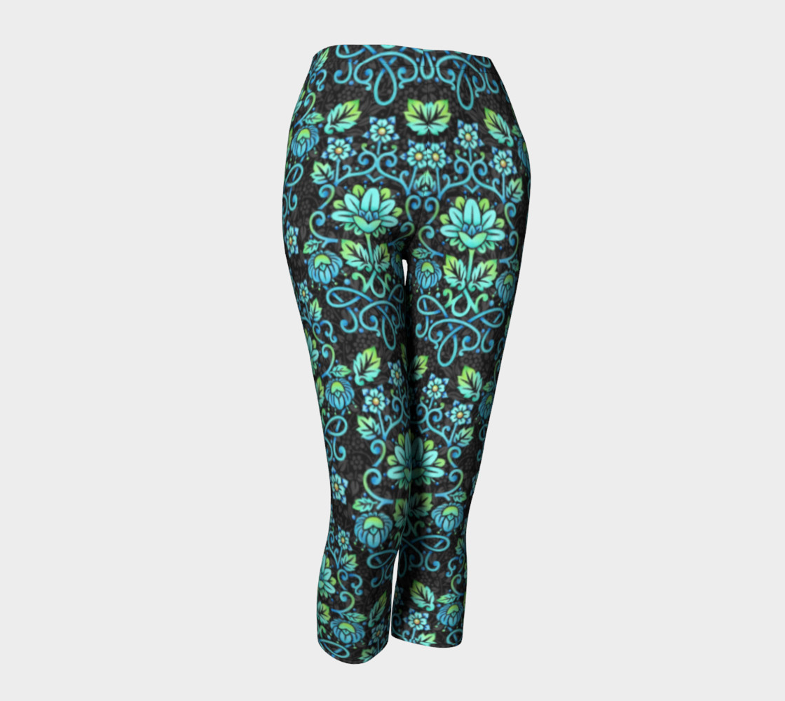 Nouveau Damask Capri Leggings preview #1