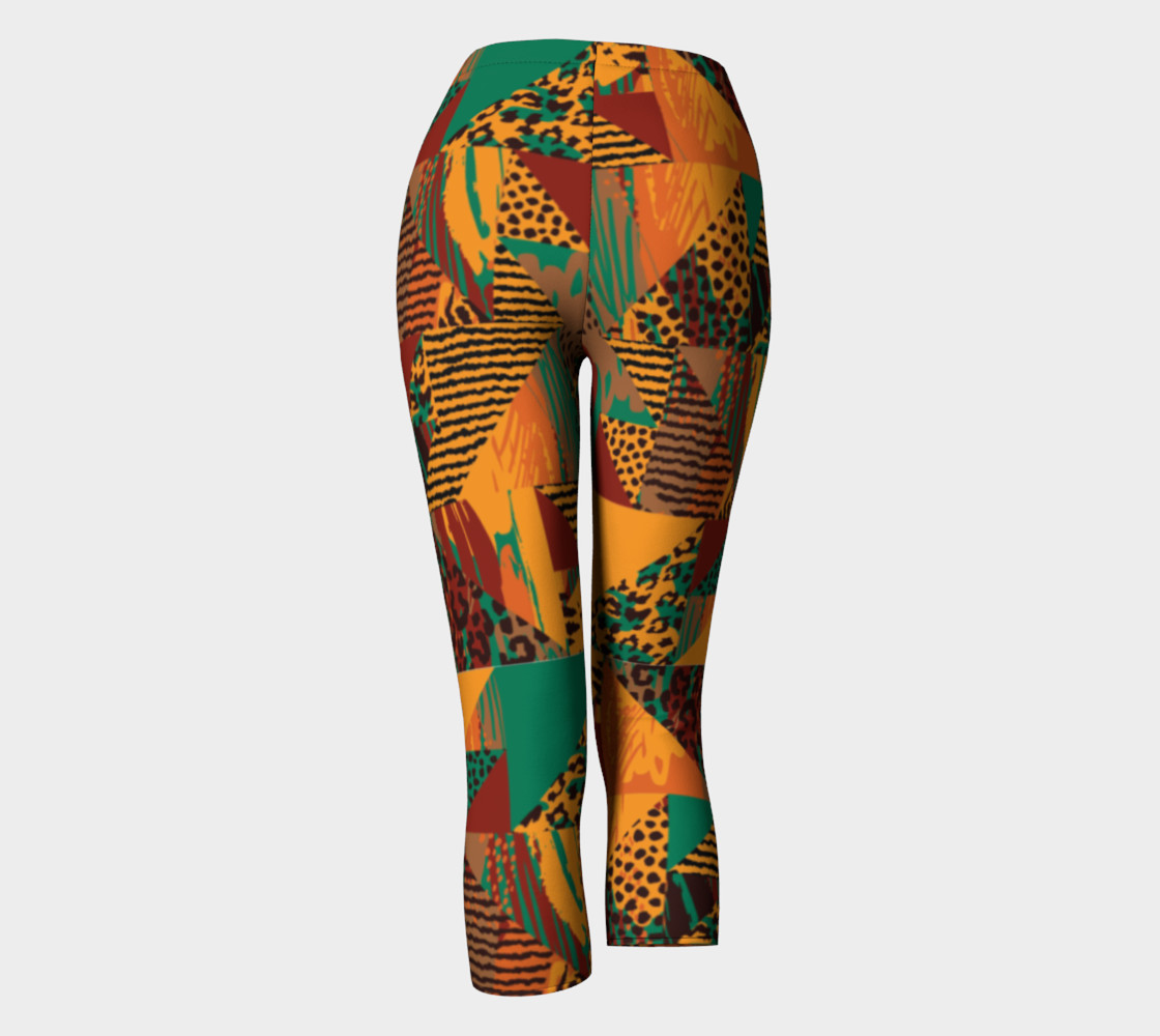 Abstract Safari Print Capris preview #4