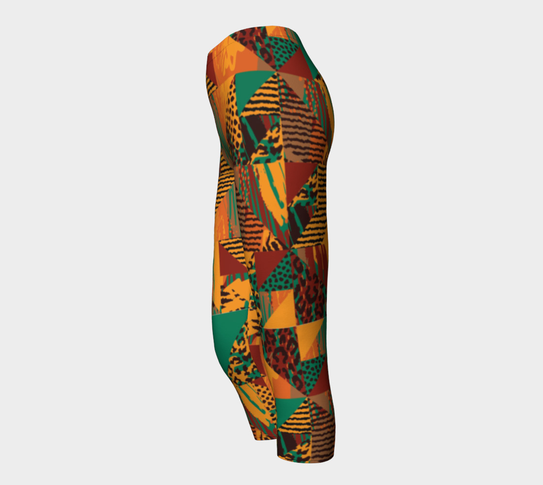 Abstract Safari Print Capris preview #3