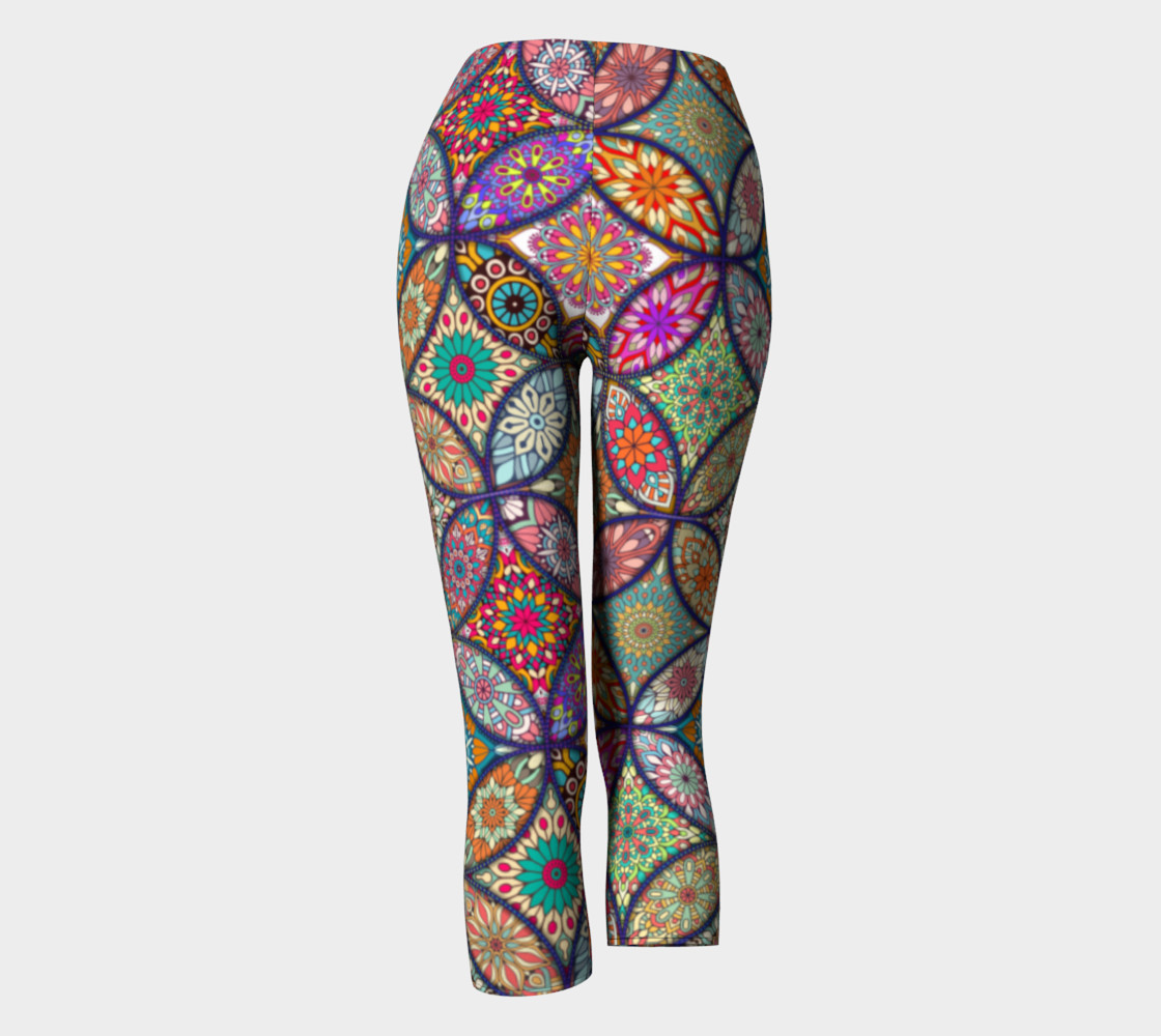 Vibrant Mandalas Capris preview #4