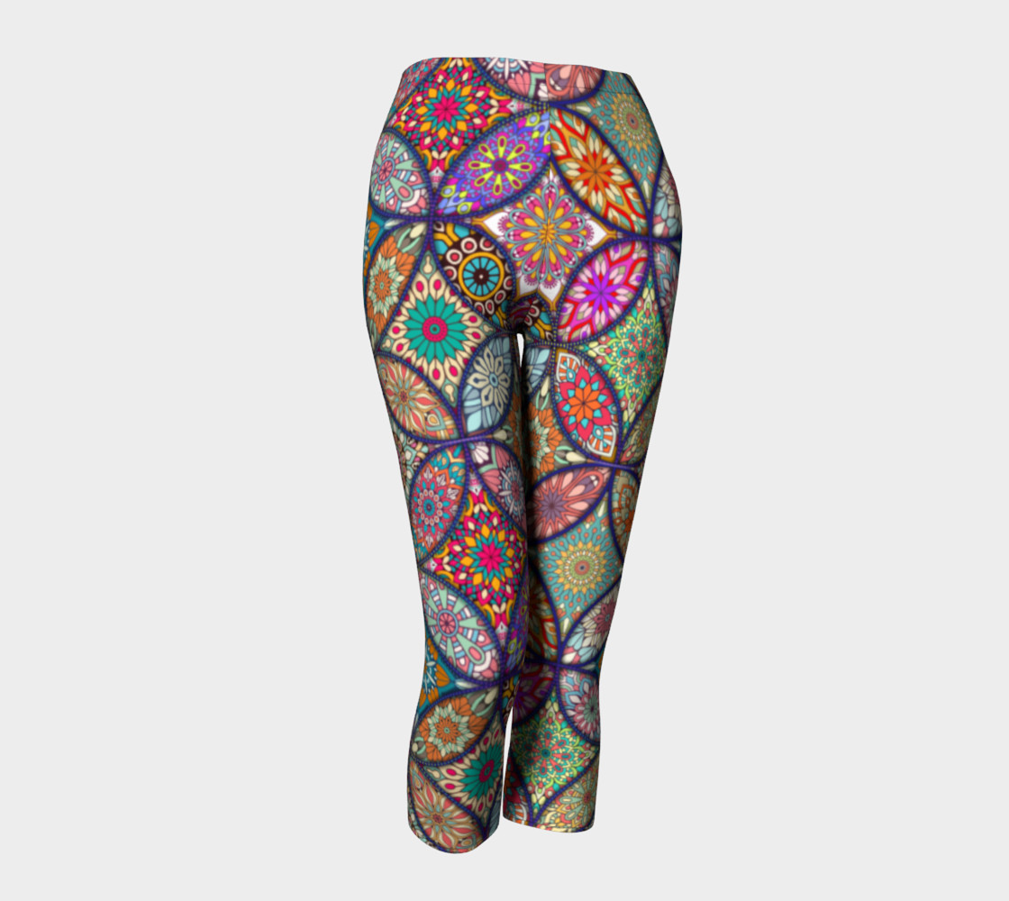 Vibrant Mandalas Capris preview #1