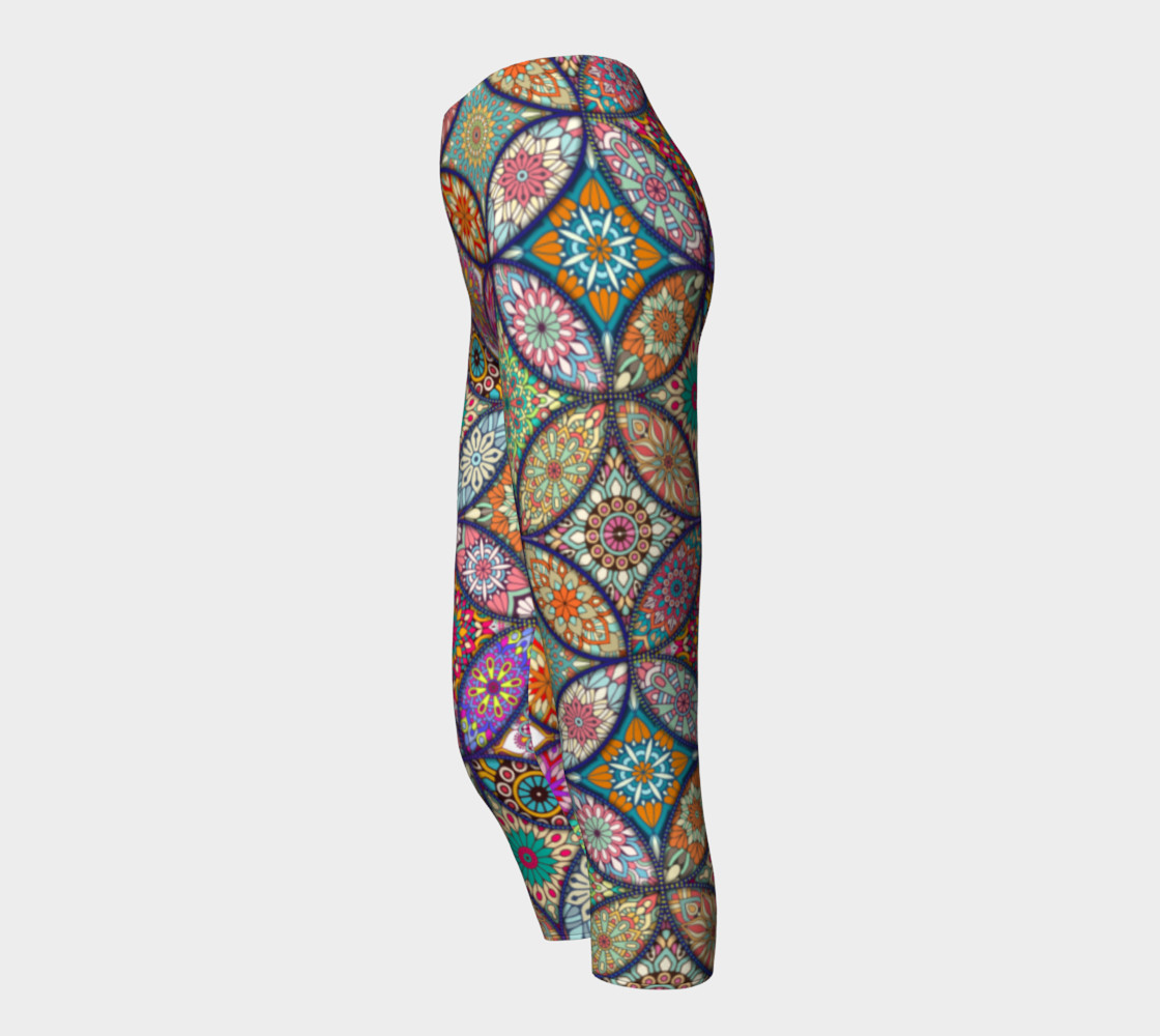 Vibrant Mandalas Capris preview #3