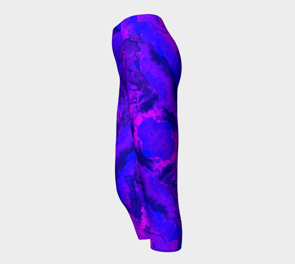 Purple mirror watercolor abstraction preview #3