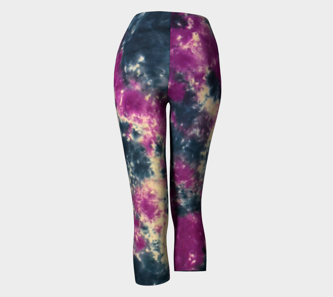 Blue Purple Scrunch Capri preview #4