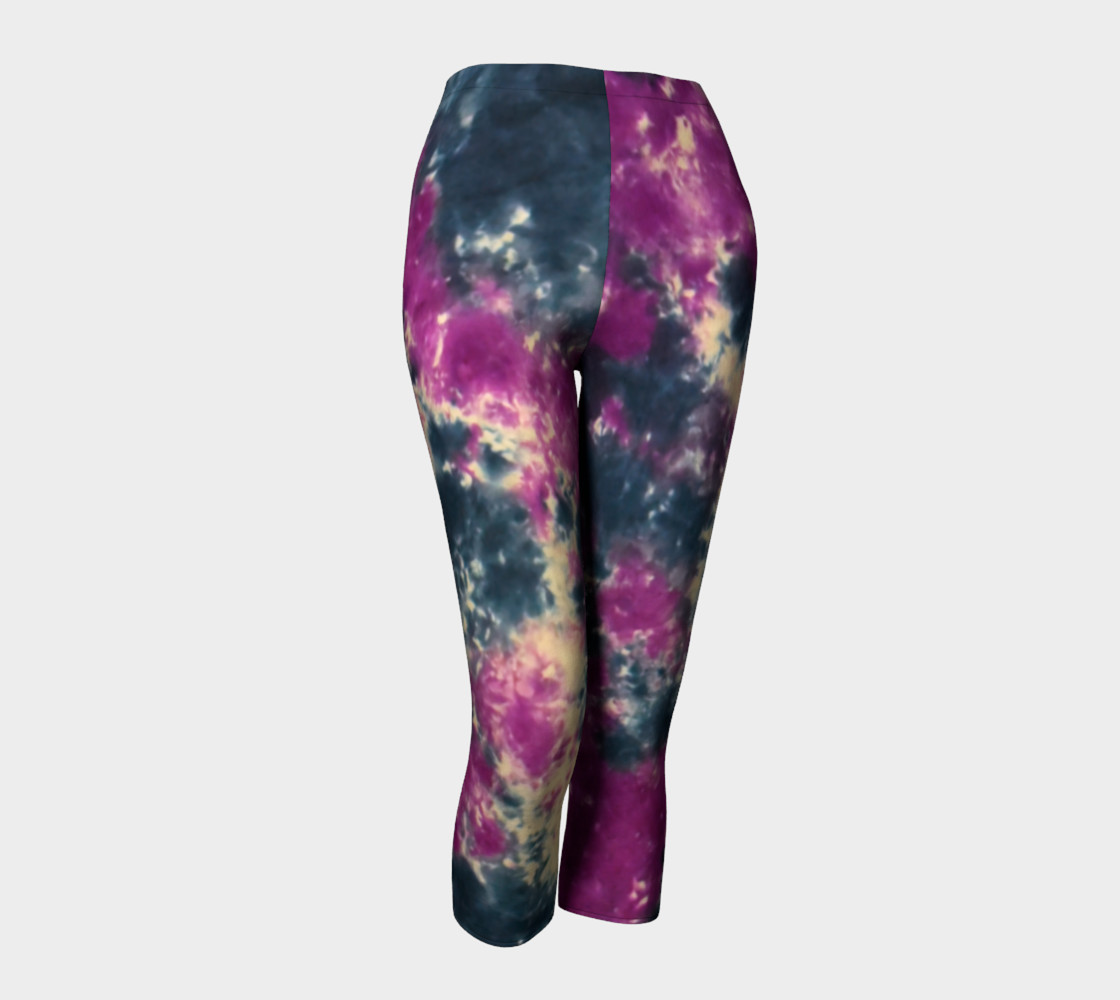 Blue Purple Scrunch Capri preview #1