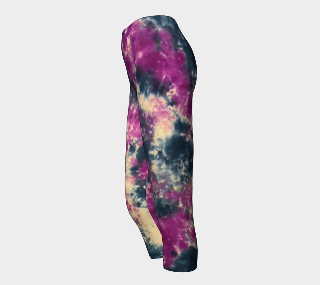 Blue Purple Scrunch Capri preview #3