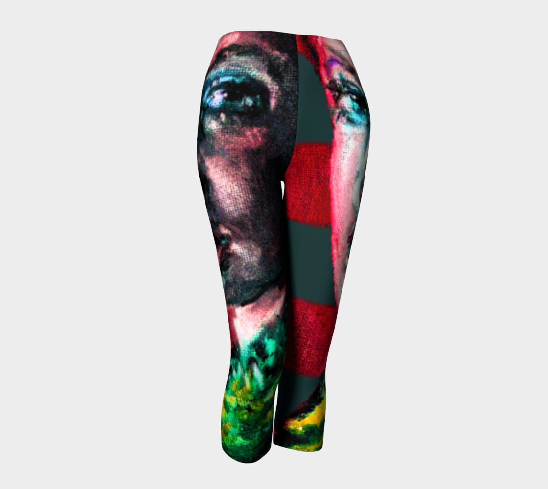 Girl with the Devin Earring Virtual Body Paint Capris preview #1