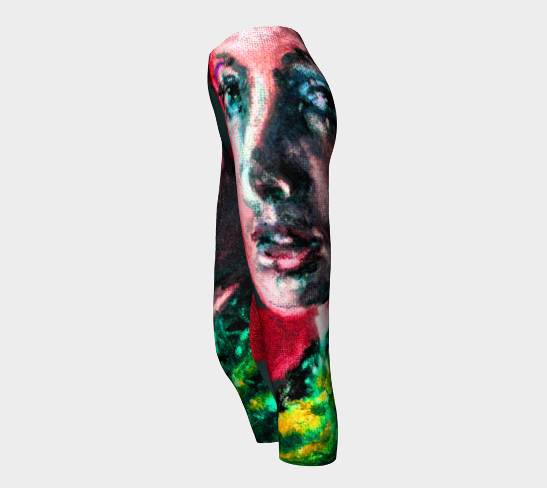 Girl with the Devin Earring Virtual Body Paint Capris preview #3