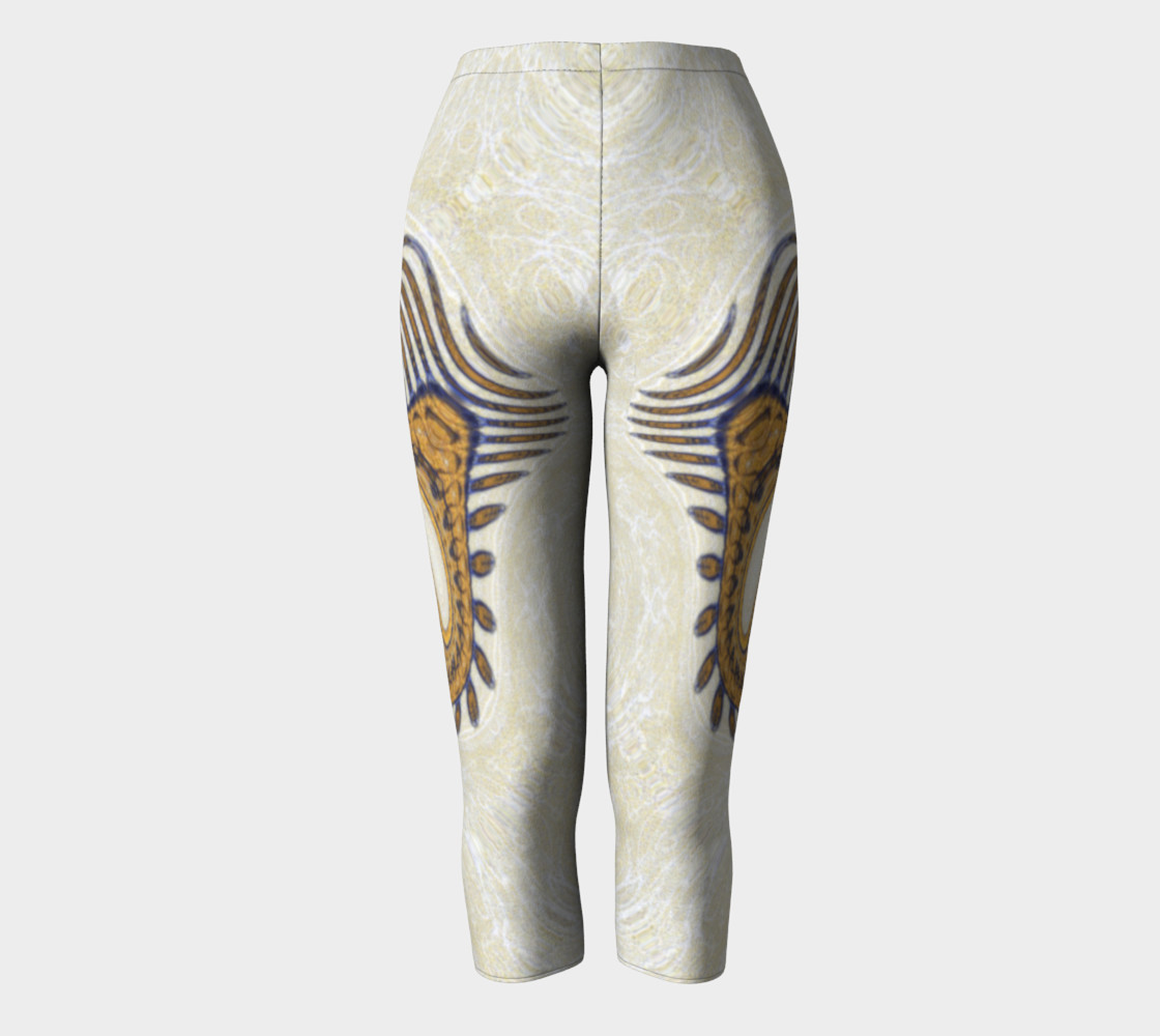 Yoga Woman Victory Symbol Capris (w/lux-surface look.) thumbnail #3