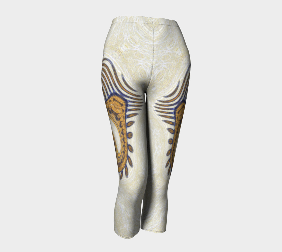 Yoga Woman Victory Symbol Capris (w/lux-surface look.) 3D preview