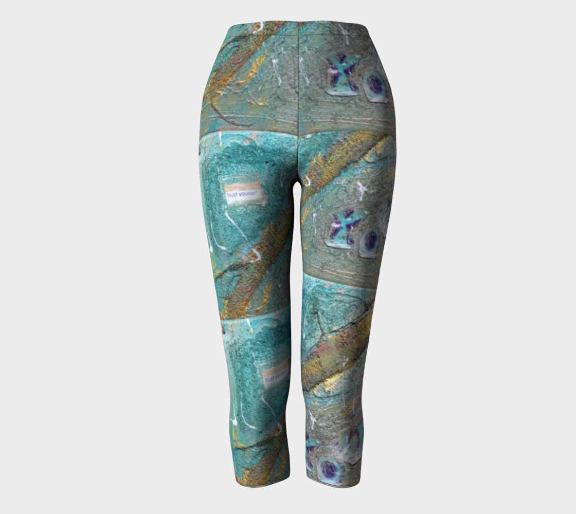 TRUST YOURSELF Capri Leggings preview #2