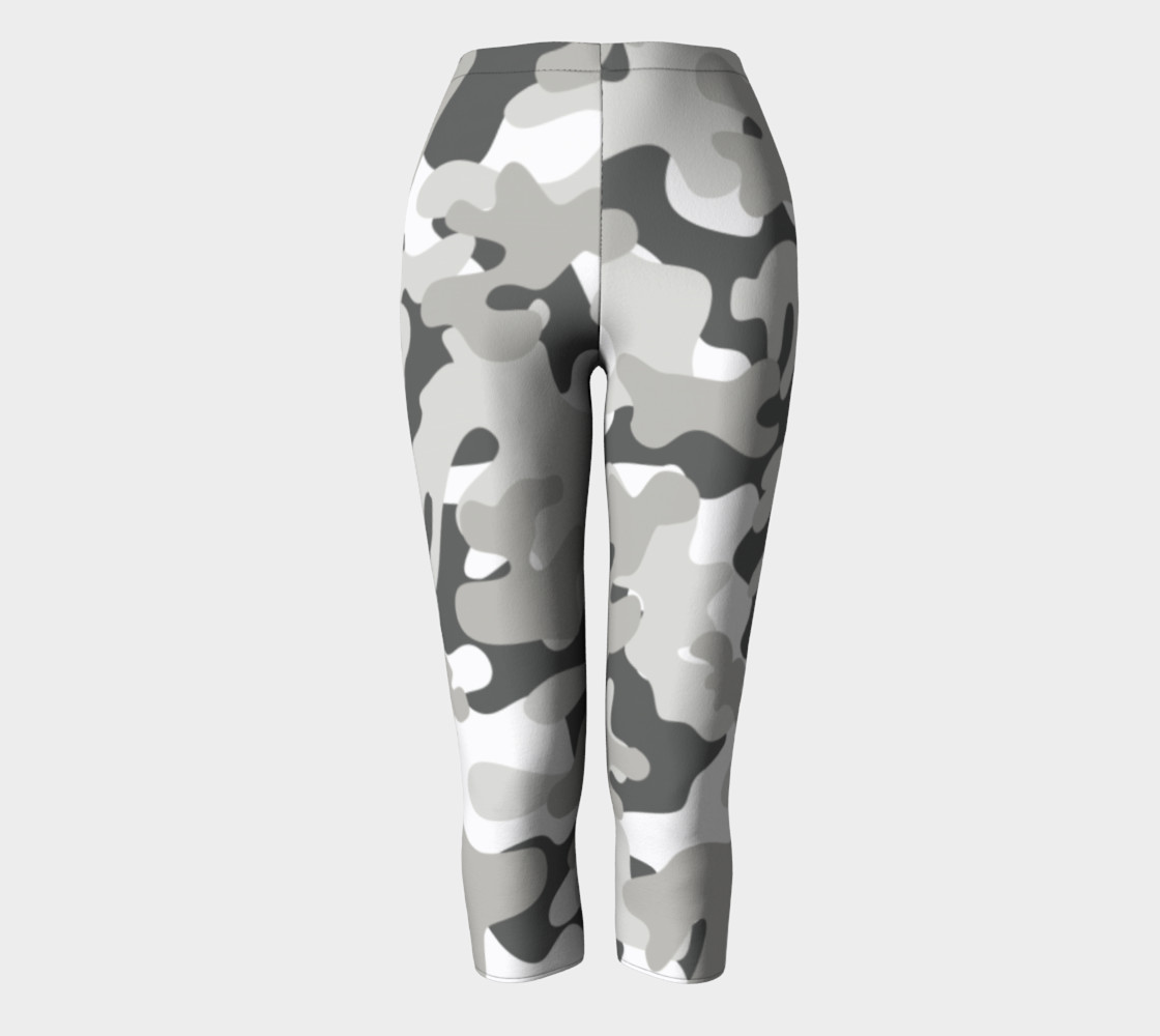 camo workout capri leggings