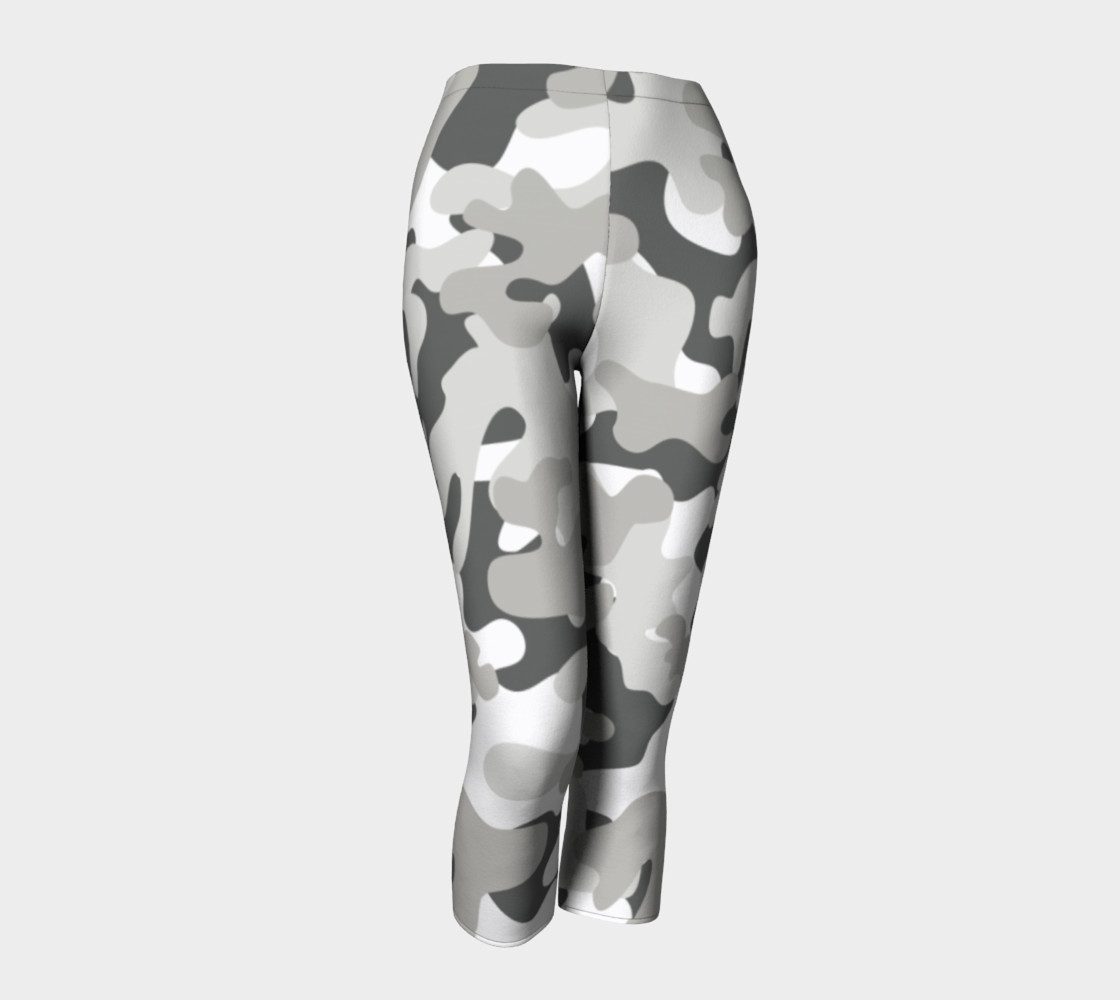 blue camo workout leggings