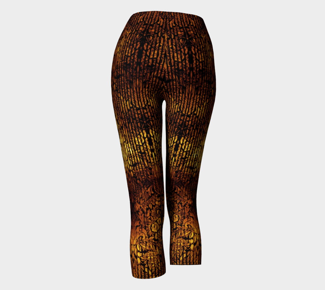 Golden Gate Damask Goth Print by Tabz Jones preview #4