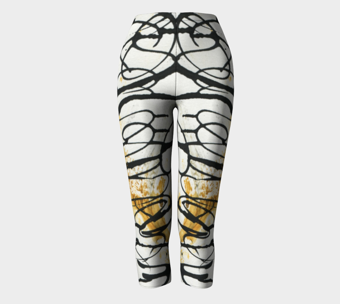 black white and brown capris preview #2
