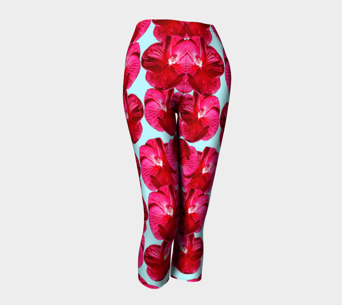 Red Hibiscus Capris preview #1
