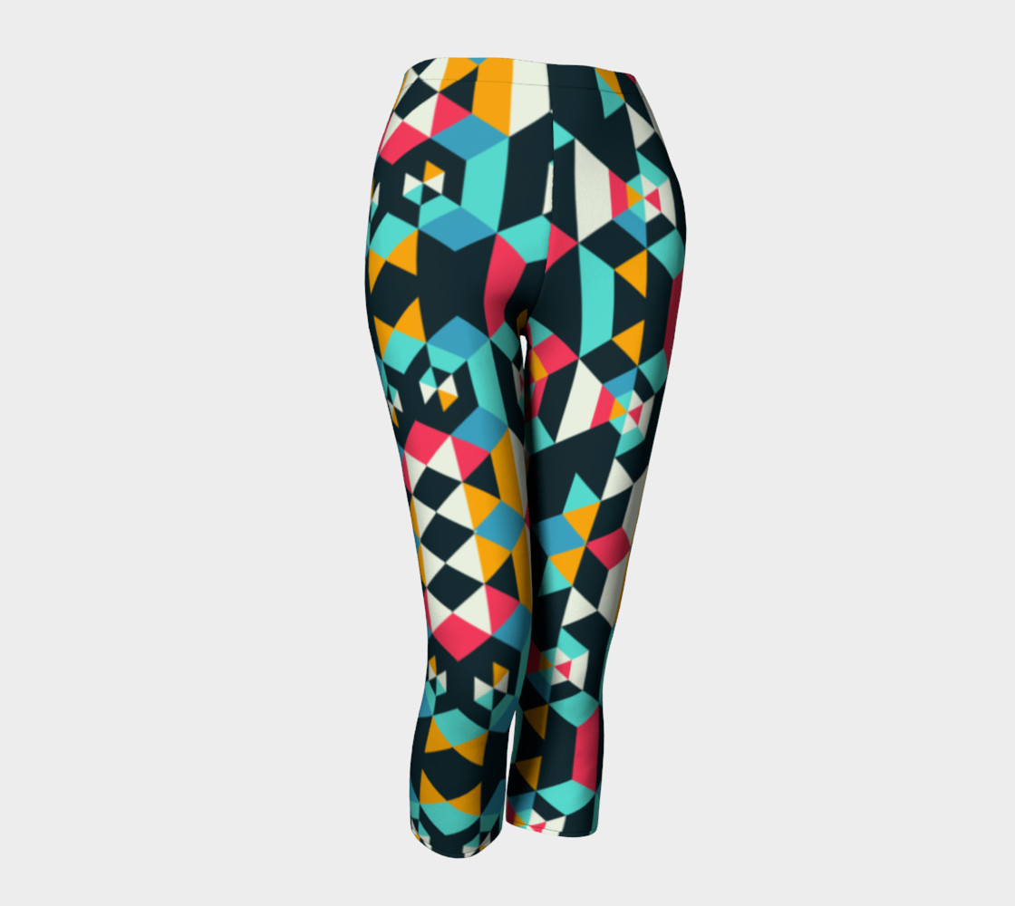 Modern Colorful Geometric Capris preview #1
