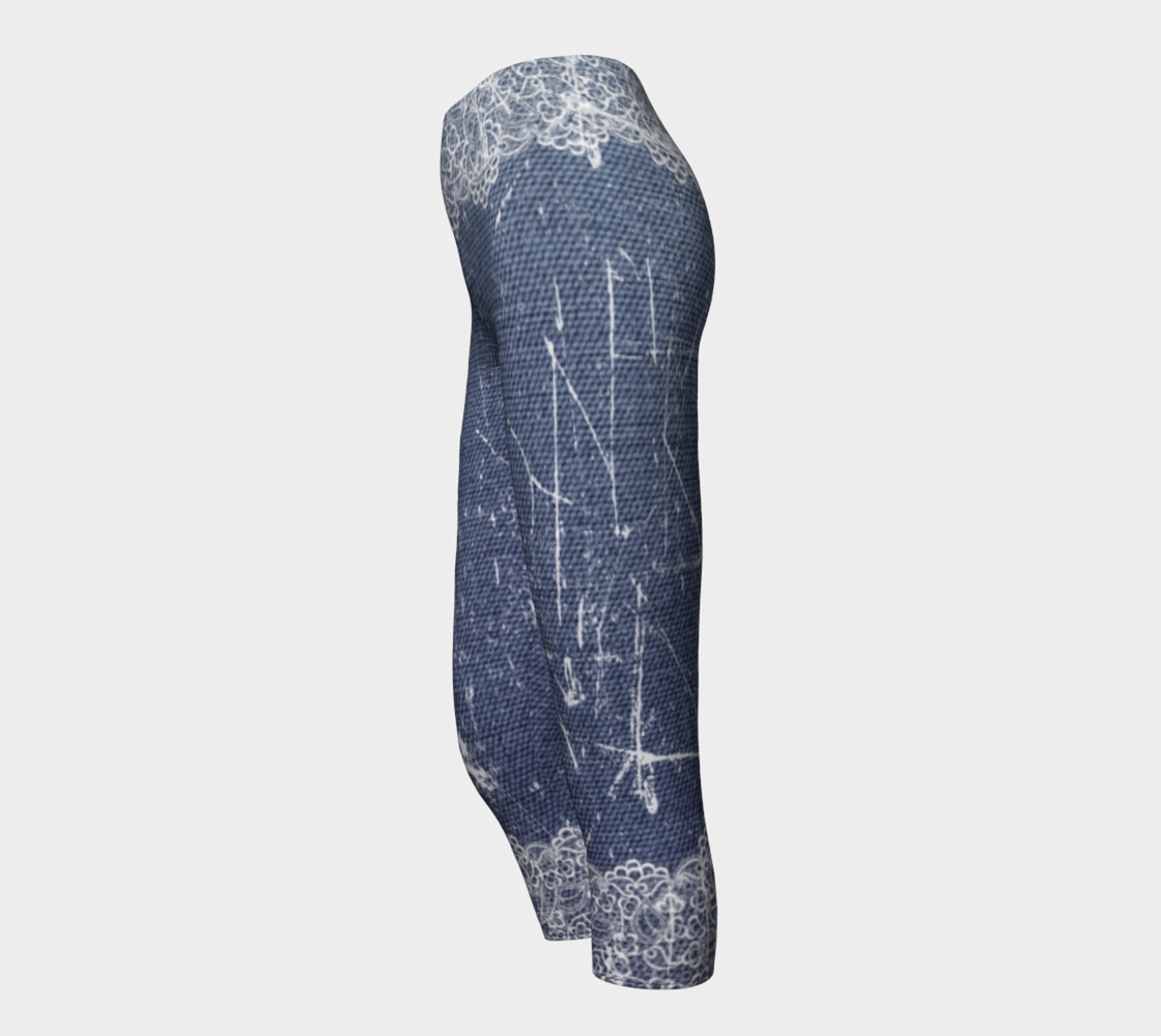 Denim Jeans with Lace Capris preview #3