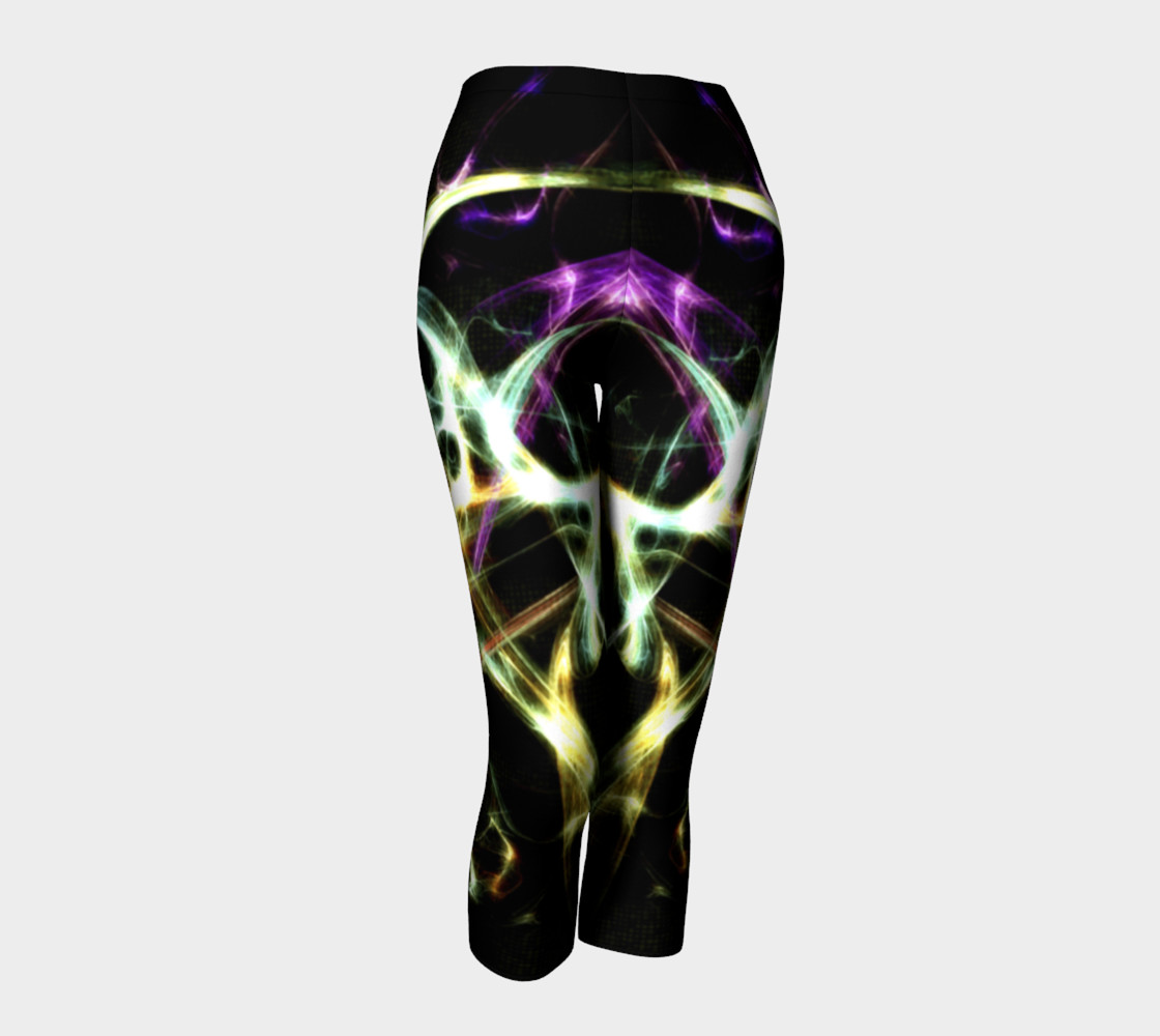 Futuristic Abstract Dance Shapes Leggings 3D preview