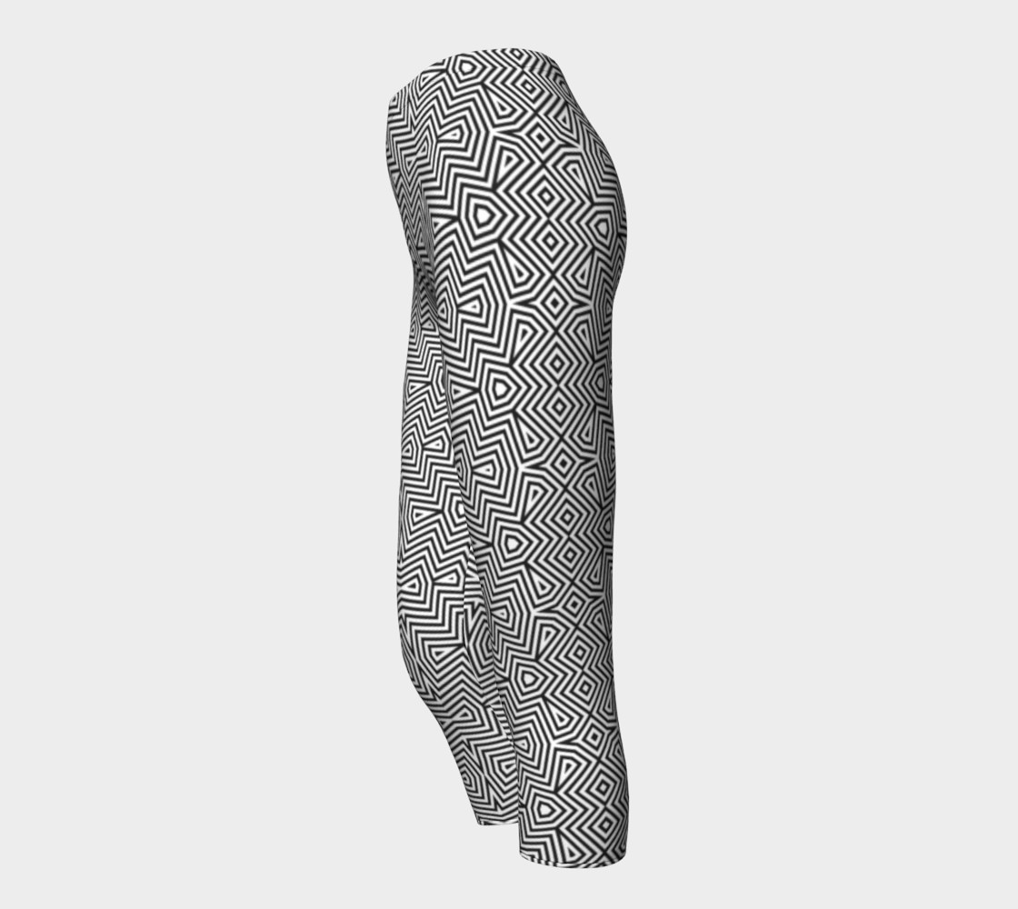 Optical art monochrome pattern preview #3