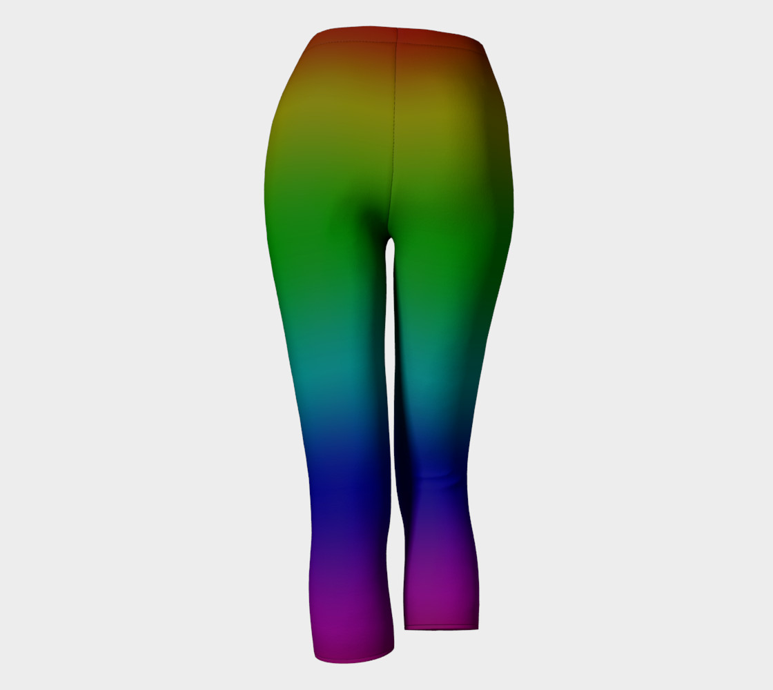 Dark Rainbow Ombre Capris preview #4