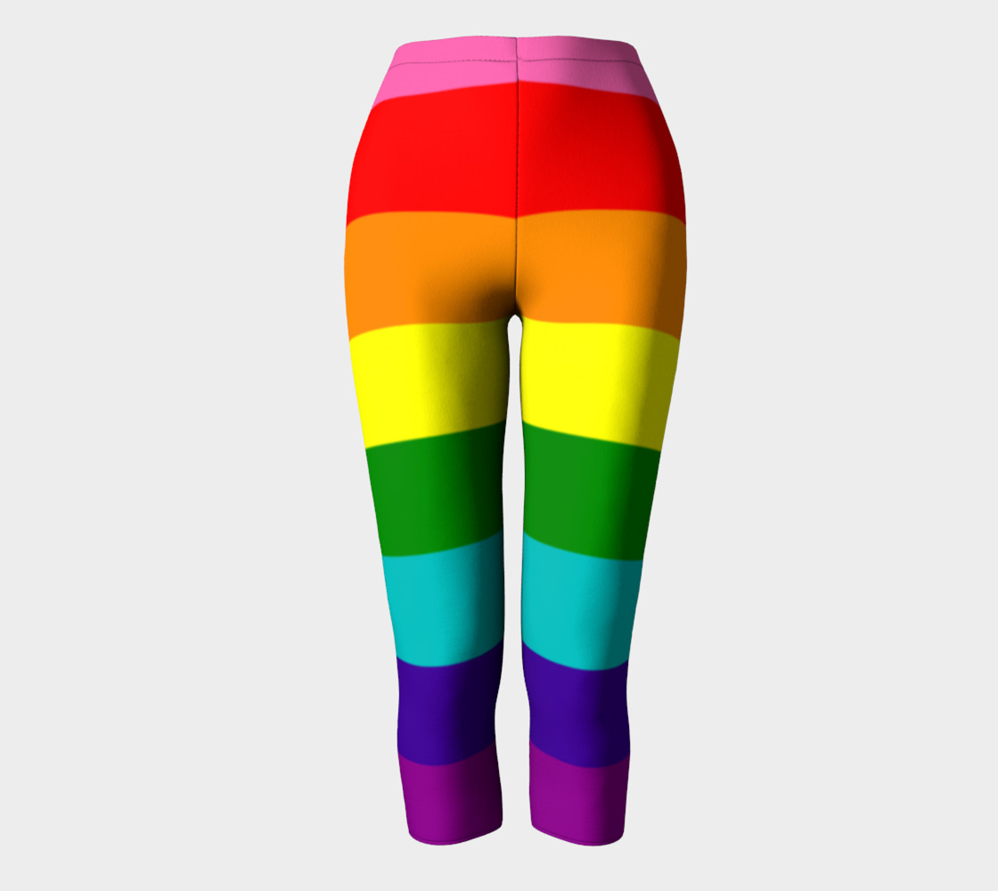 Rainbow Flag Original 8 Stripes Pattern LGBT Pride preview #2