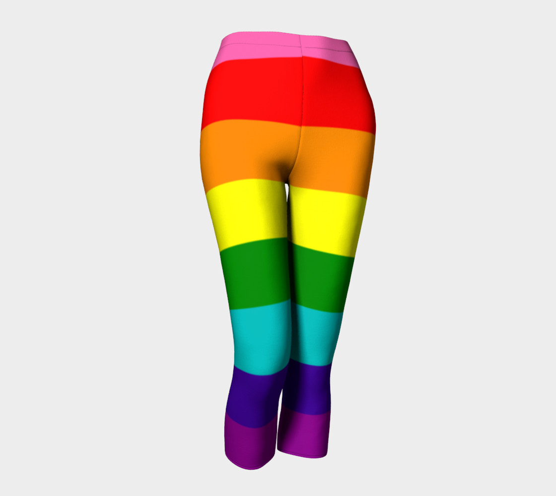 Rainbow Flag Original 8 Stripes Pattern LGBT Pride preview #1