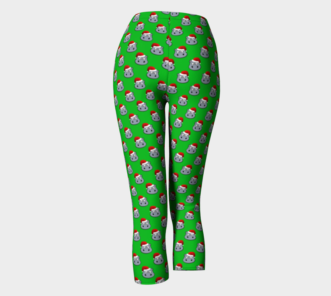 Santa Hippo-Green Capris preview #4