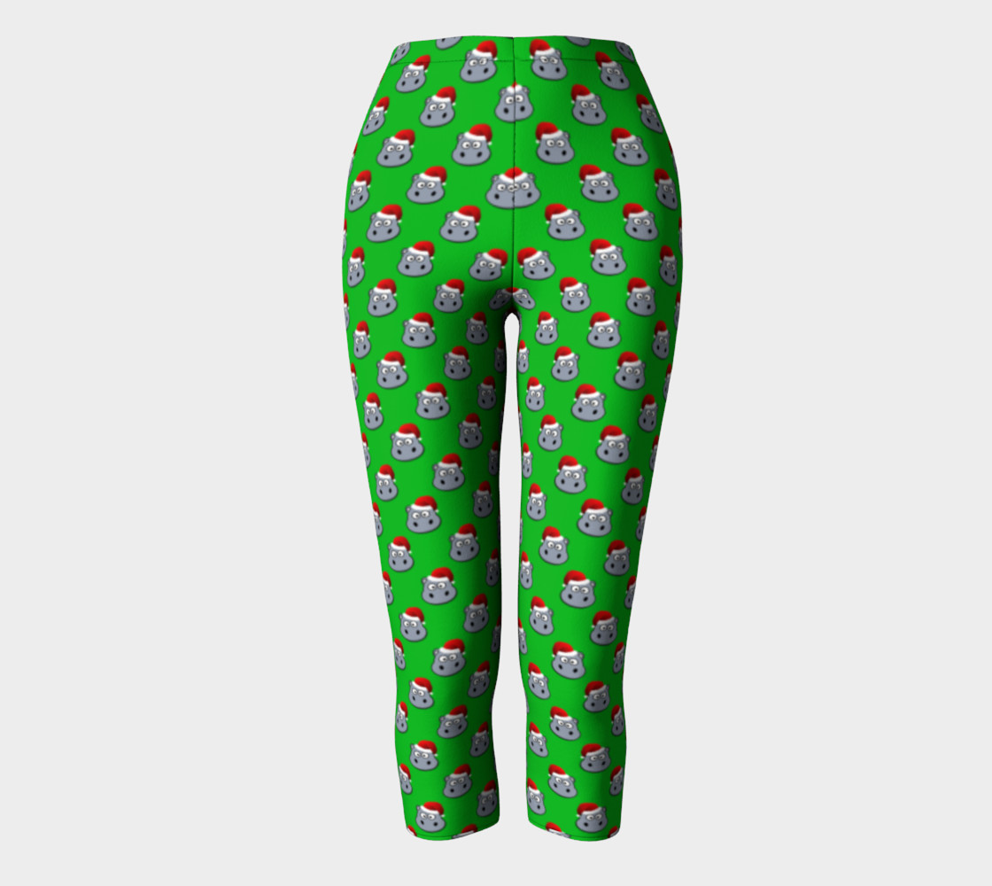 Santa Hippo-Green Capris preview #2