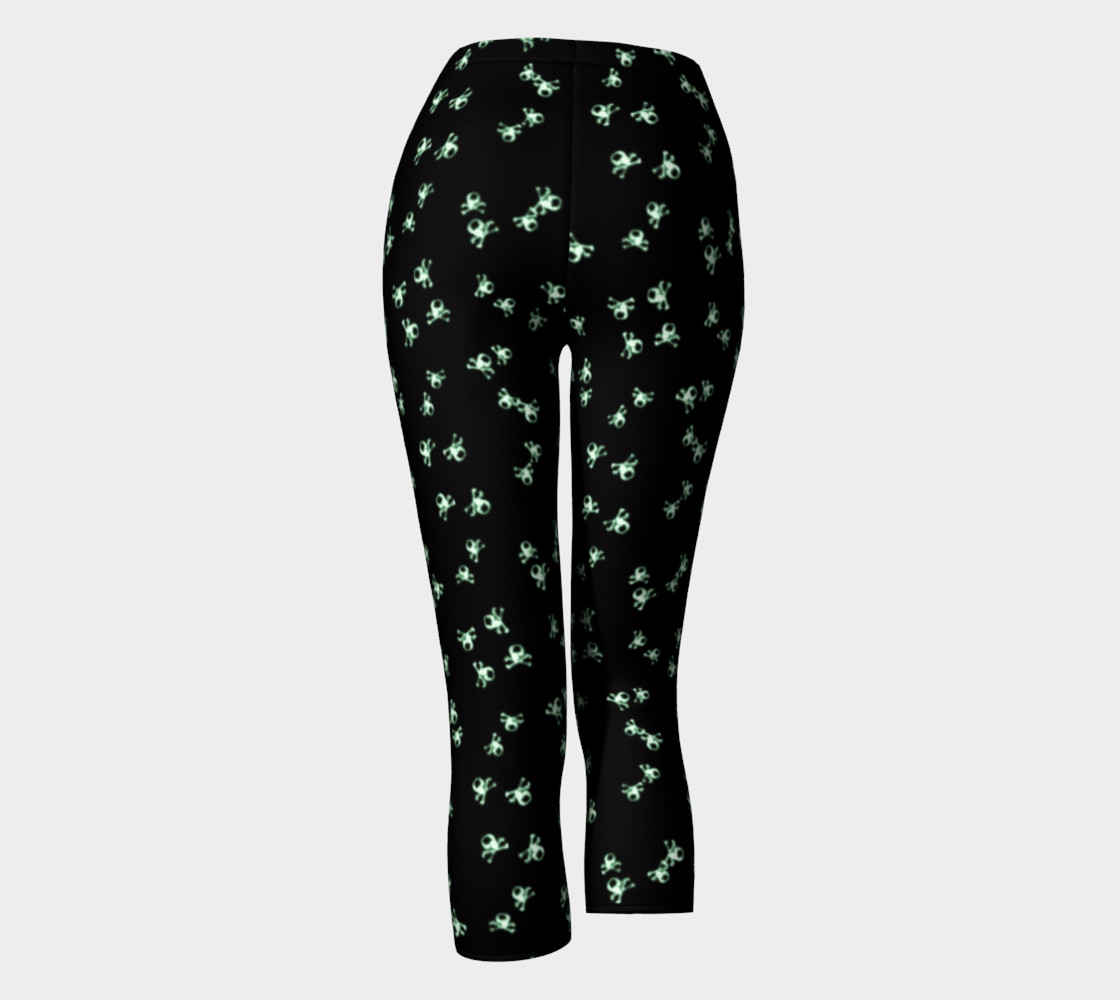 Poison Skulls Goth Print Leggings preview #4