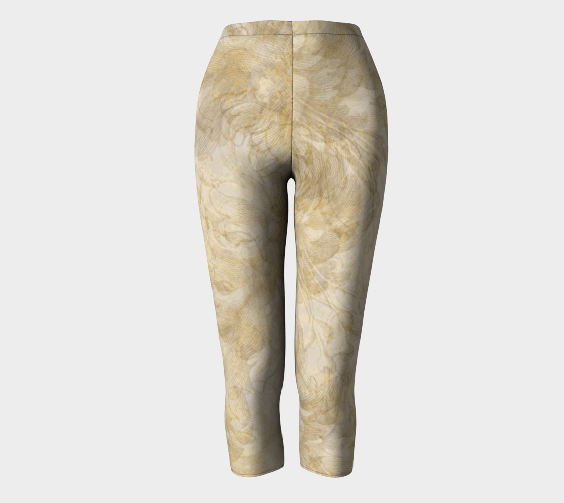 Vintage Marbled Damask Steampunk Leggings preview #2