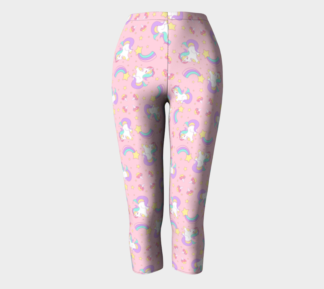 Unicorn Cupcakes Kawaii Pastel Goth Leggings preview #2