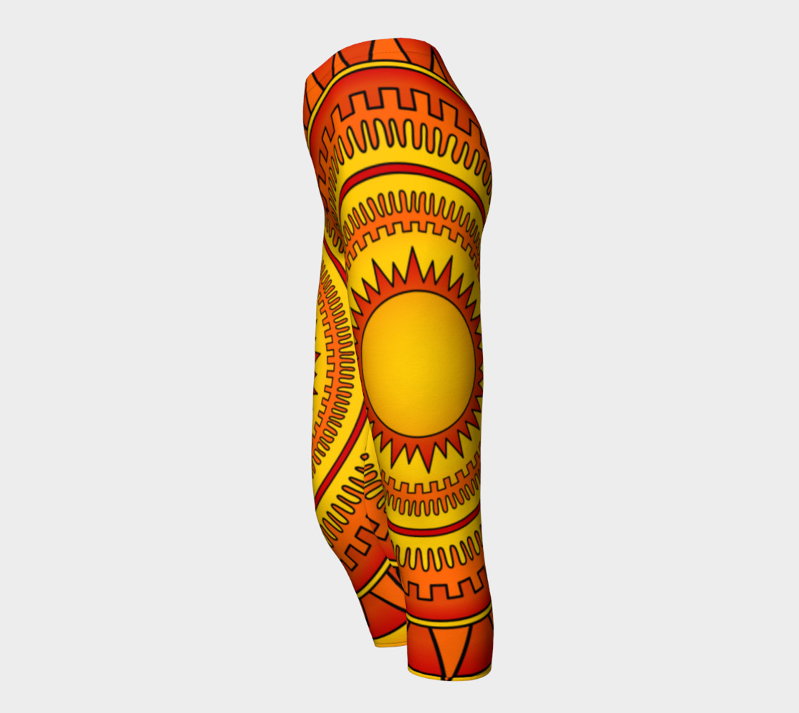 Blazing Hot Geometric Summer Sun preview #3