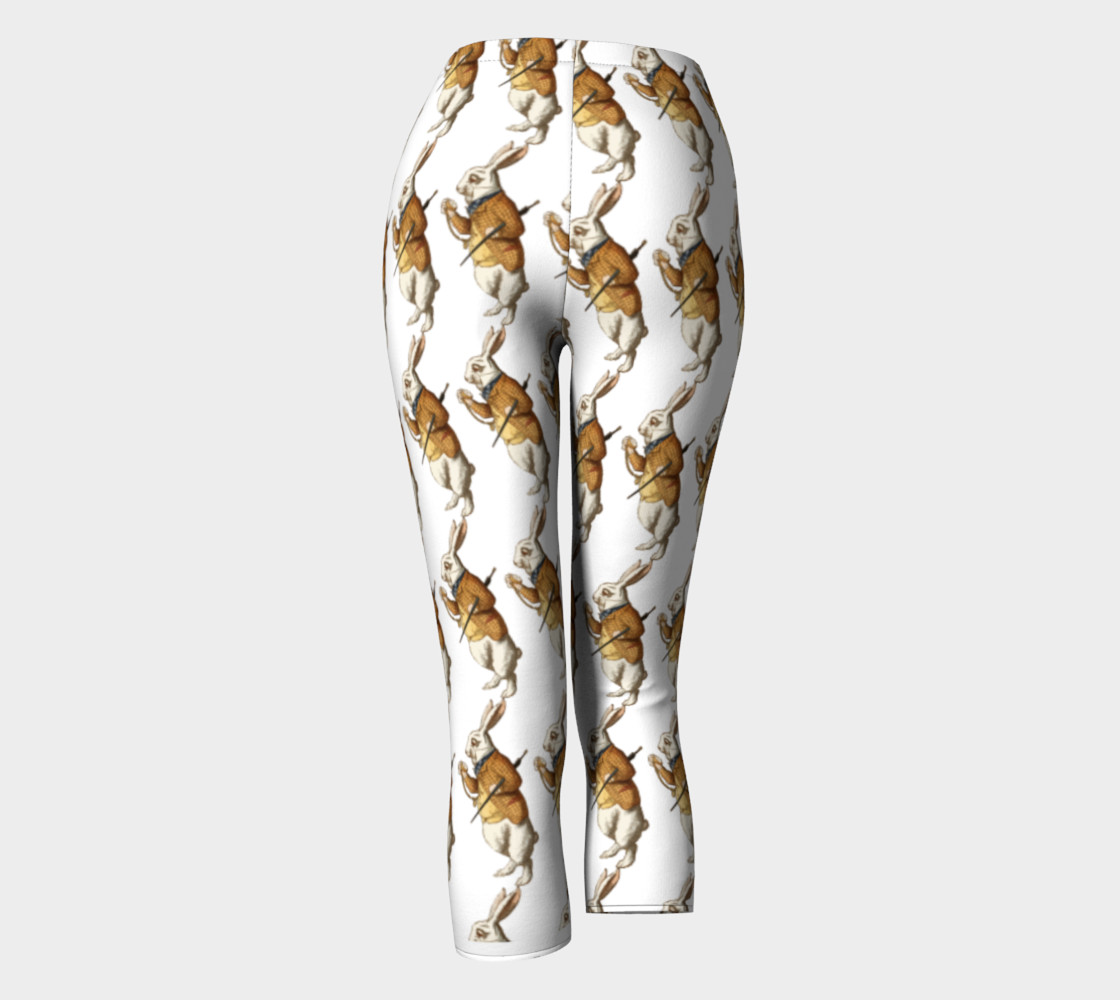White Rabbit in Color from Alice Adventures in Wonderland Pattern Capris preview #4