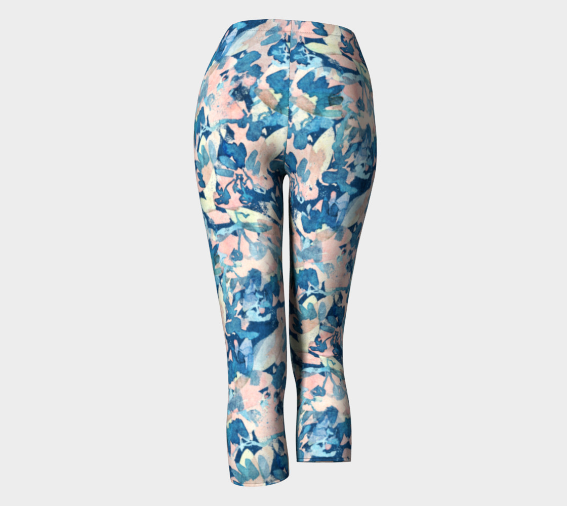 Floral Watercolour Capris preview #4