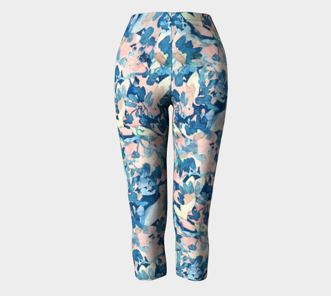 Floral Watercolour Capris preview #2