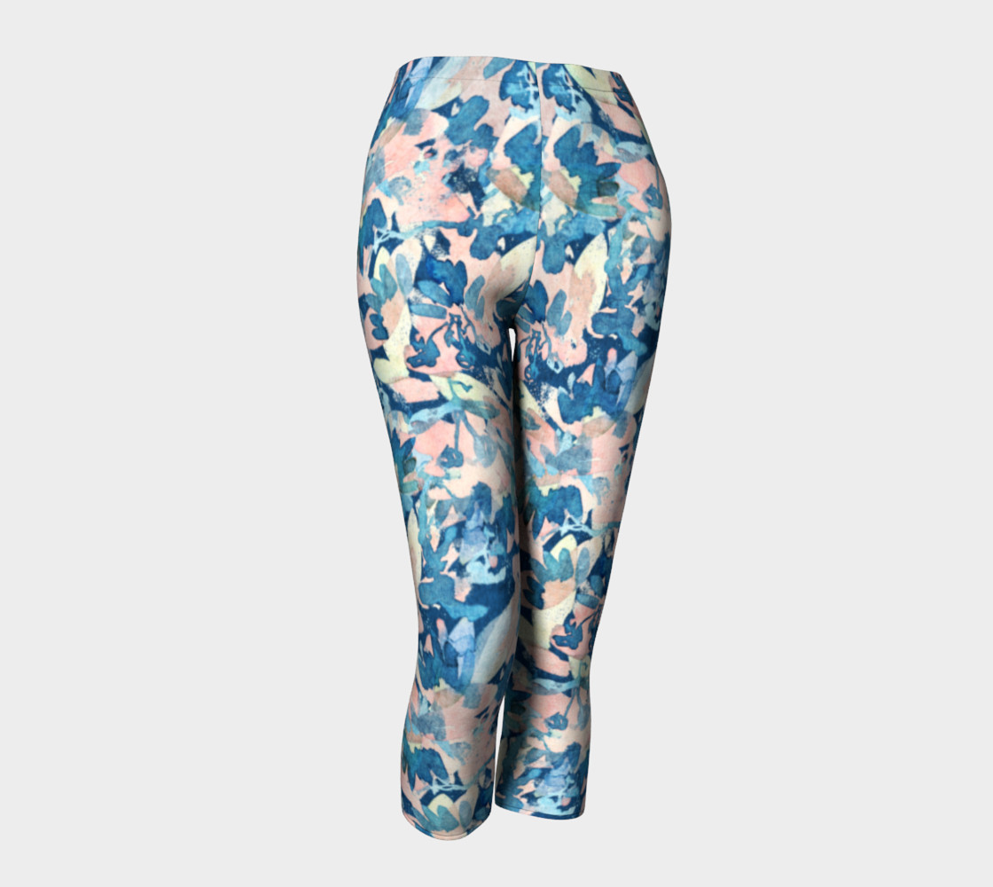 Floral Watercolour Capris preview #1