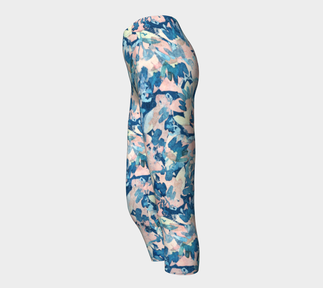 Floral Watercolour Capris preview #3
