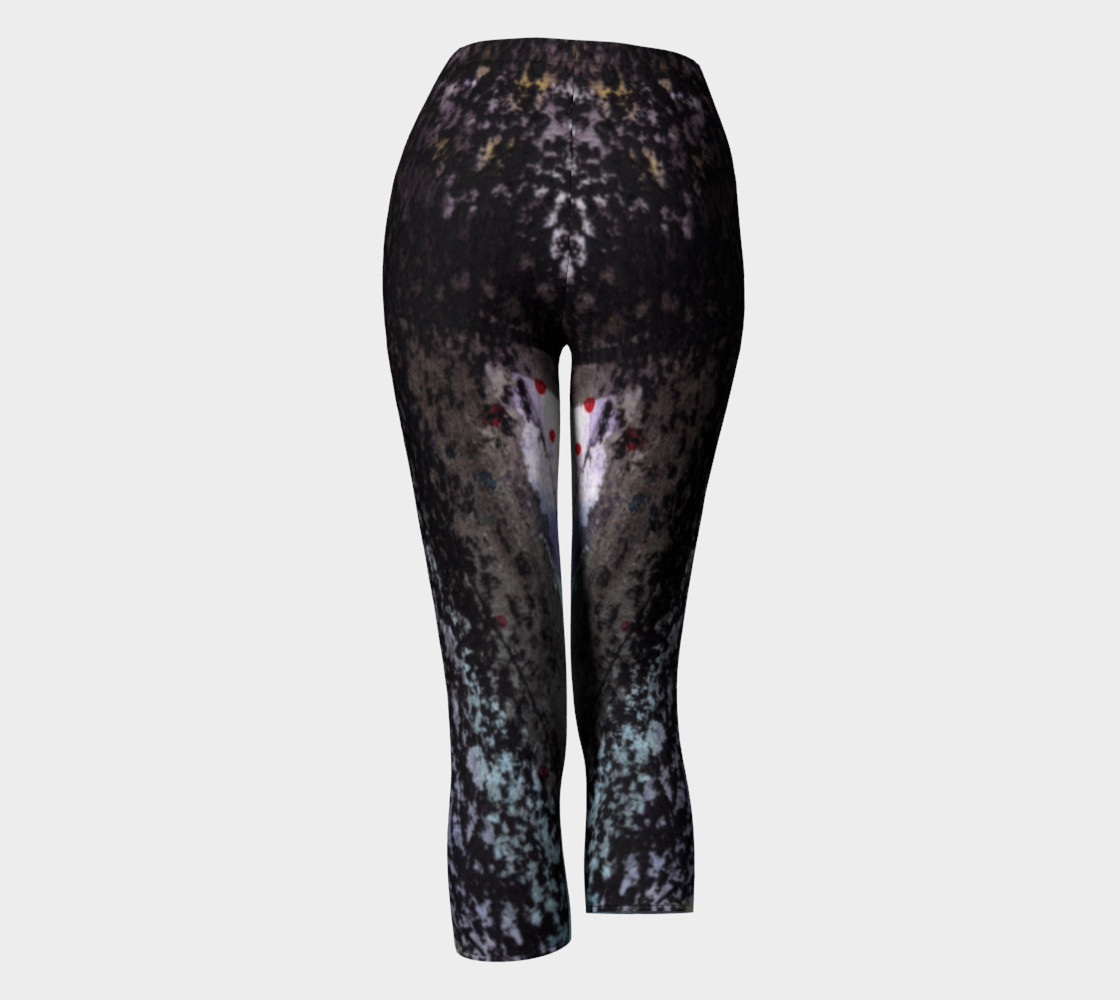 Abstract Black Lace Sexy Capris preview #4
